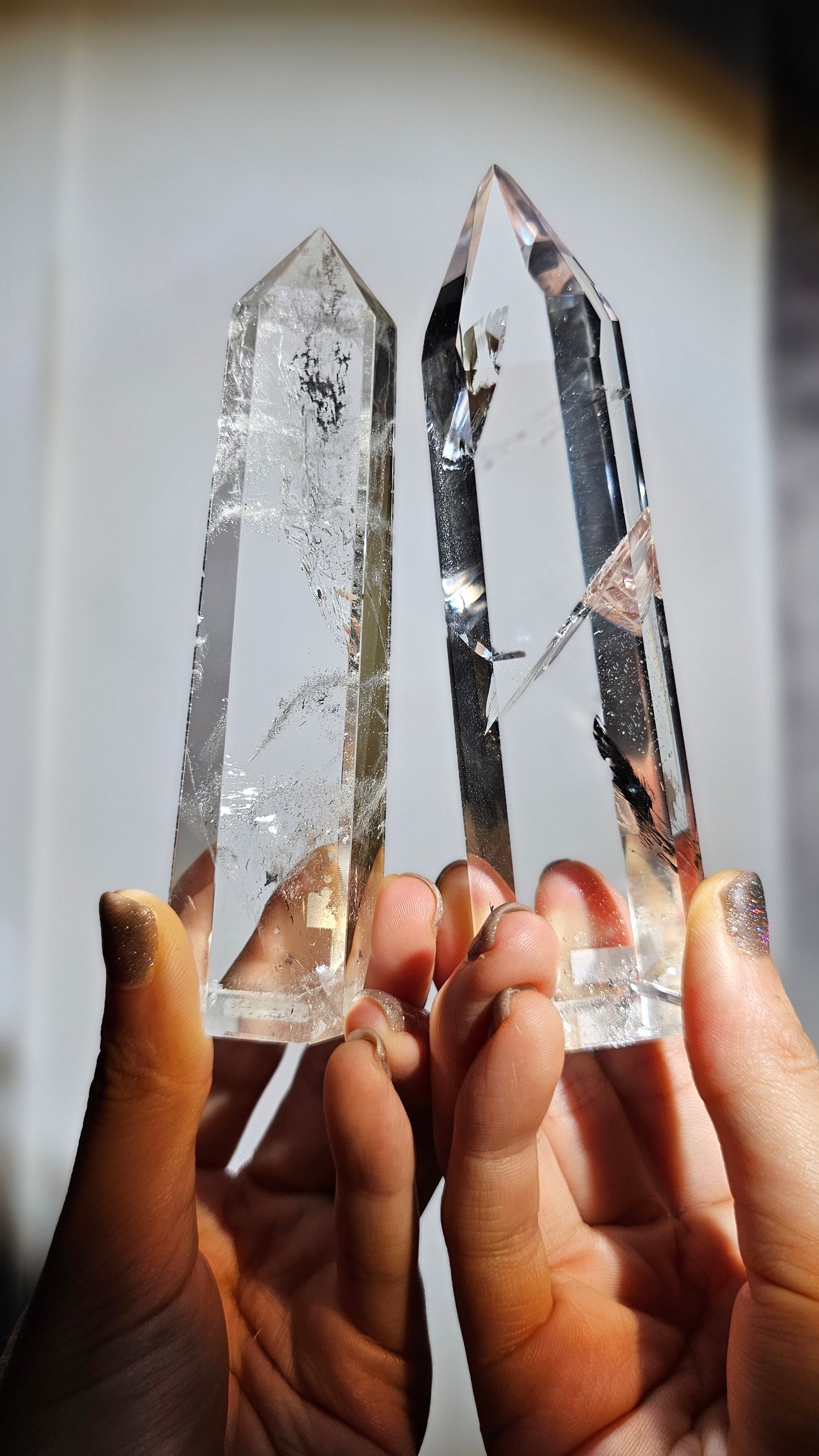 Lemurian Clear Quartz Tower