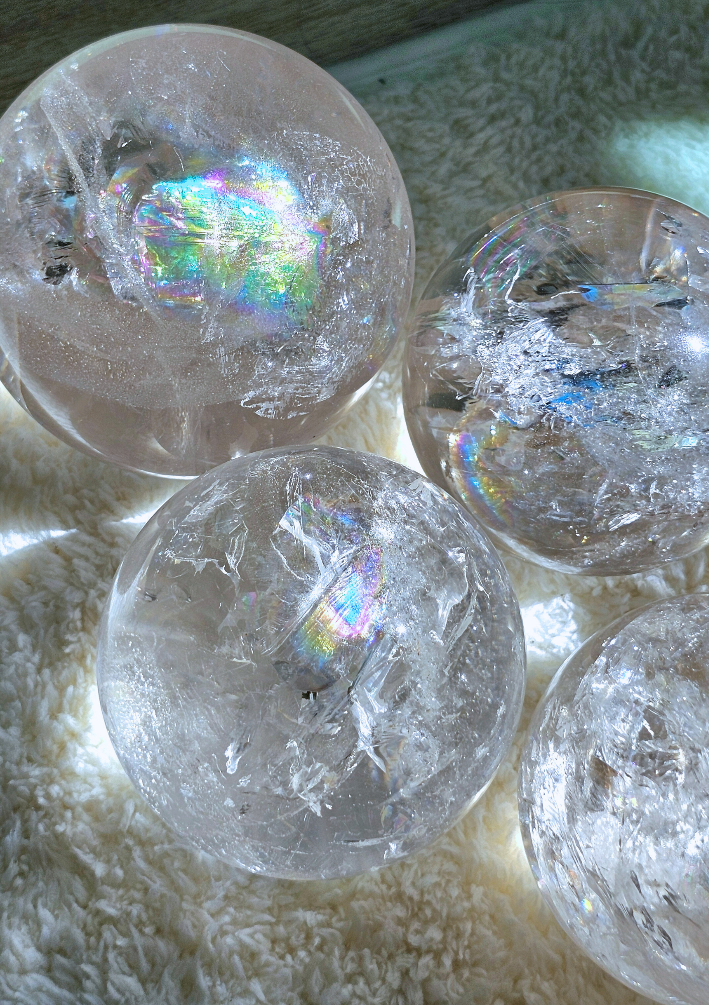 Clear Quartz Spheres