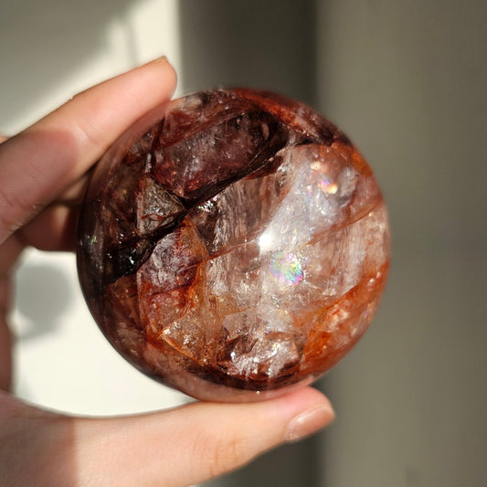 Fire Quartz Sphere