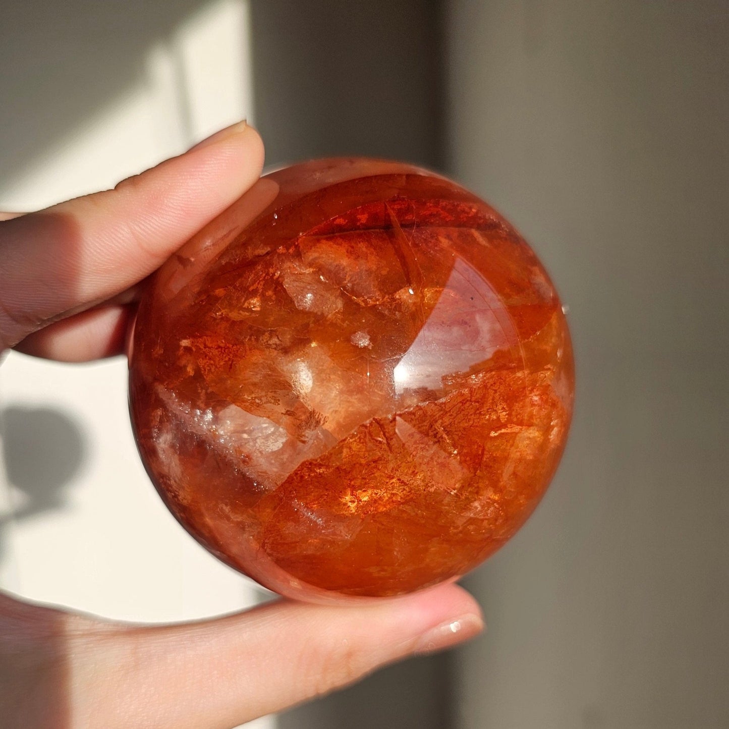 Fire Quartz Sphere