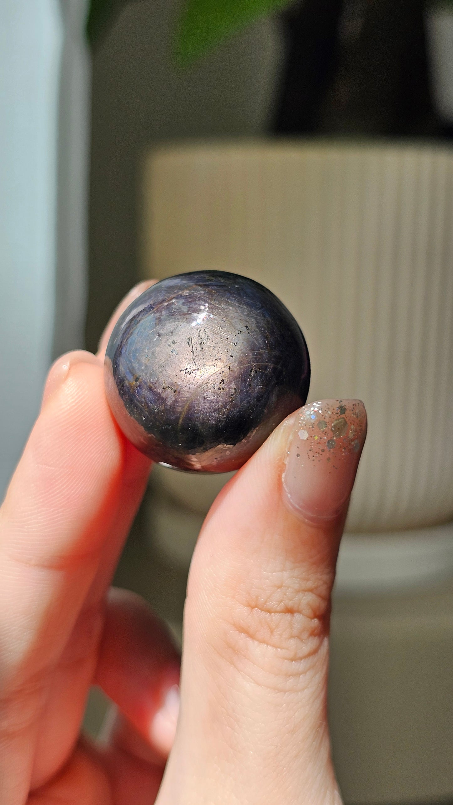 Star Blue Sapphire Sphere