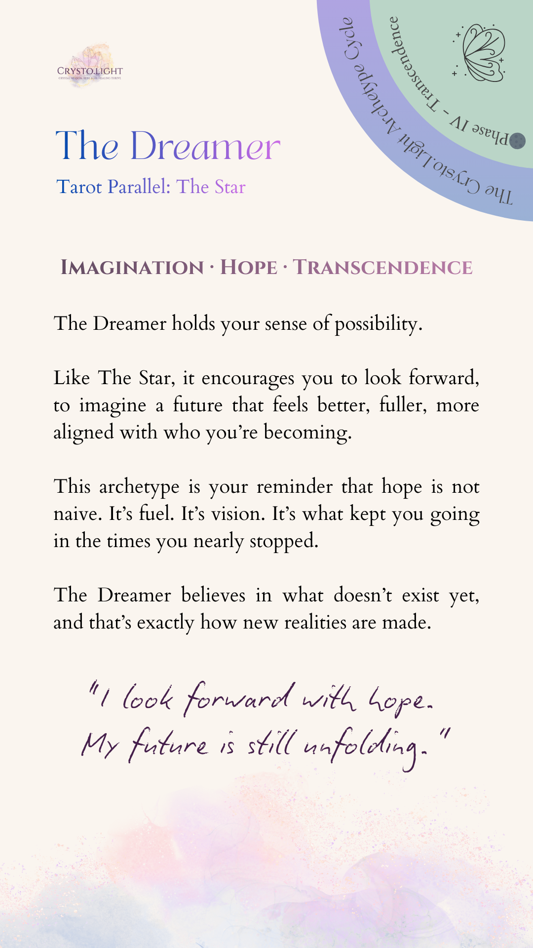 The Dreamer | Tarot Parallel: The Star